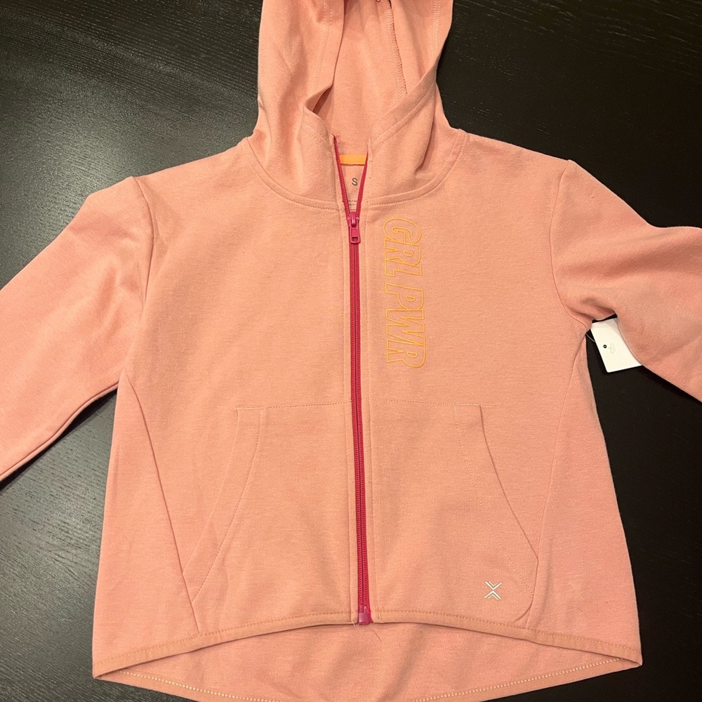 Xersion Pink Zip-Up Hoodie